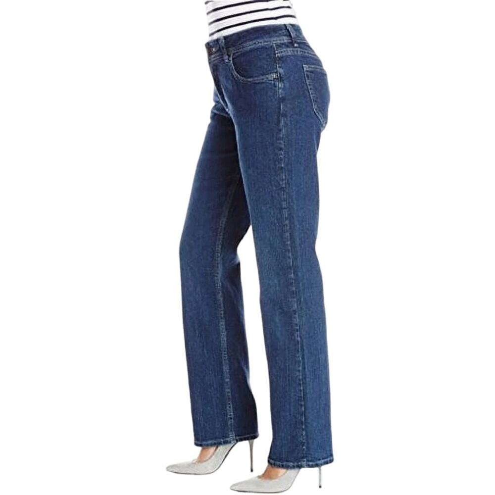 Riders by Lee Indigo Women's Relaxed Fit Straight-Leg Jean Sz 14 - Picture 3 of 7
